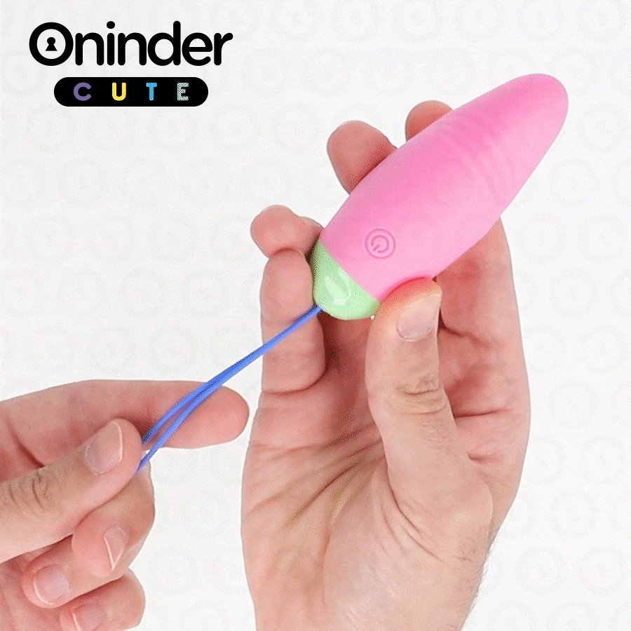 ONINDER CUTE - UOVO IN SILICONE VIBRANTE-ROTANTE A 360° PER AMARE IL PIACERE - APP GLOBALE GRATUITA